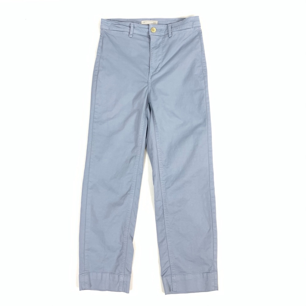 EVERLANE Hi-Rise Straight Leg Khaki Chino Pants